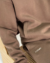 Load image into Gallery viewer, Brown Printed Hoodie Set
