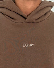 Load image into Gallery viewer, Brown Printed Hoodie Set
