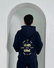 Load image into Gallery viewer, Navy Blue Printed Hoodie
