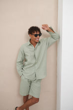 Load image into Gallery viewer, Light Green Linen Short

