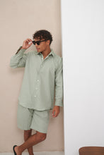 Load image into Gallery viewer, Light Green Linen Short
