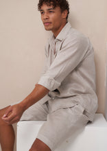Load image into Gallery viewer, Light Grey Linen Shirt
