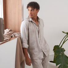 Load image into Gallery viewer, Light Grey Linen Shirt
