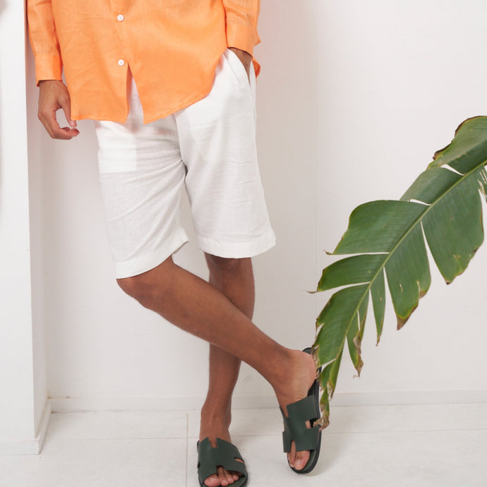 White Linen Short