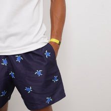 Load image into Gallery viewer, Ocean Blue Turtles Swimshorts
