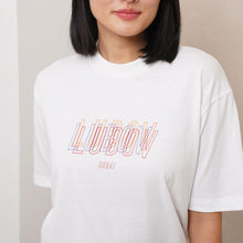 Load image into Gallery viewer, Oversized White Printed Tee
