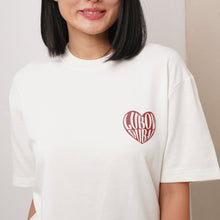 Load image into Gallery viewer, Off-White Lubov Heart Oversized Tee
