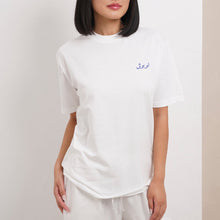 Load image into Gallery viewer, Oversized White Printed Tee
